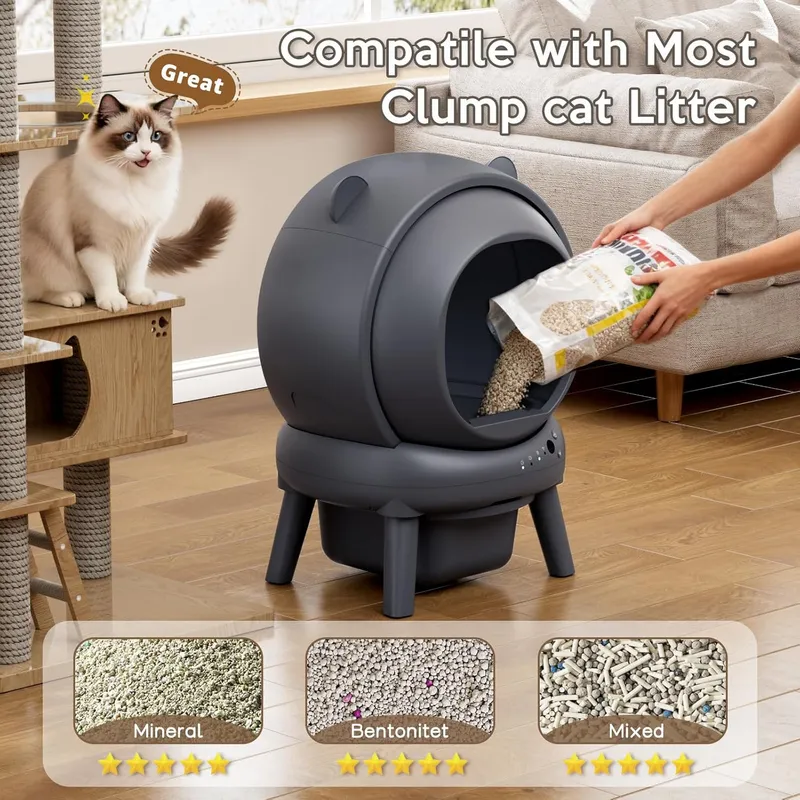 Vivirata Self Cleaning Litter Box with App Control